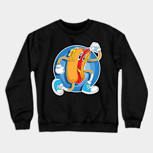 funny hot dog  check out our FAQ Crewneck Sweatshirt